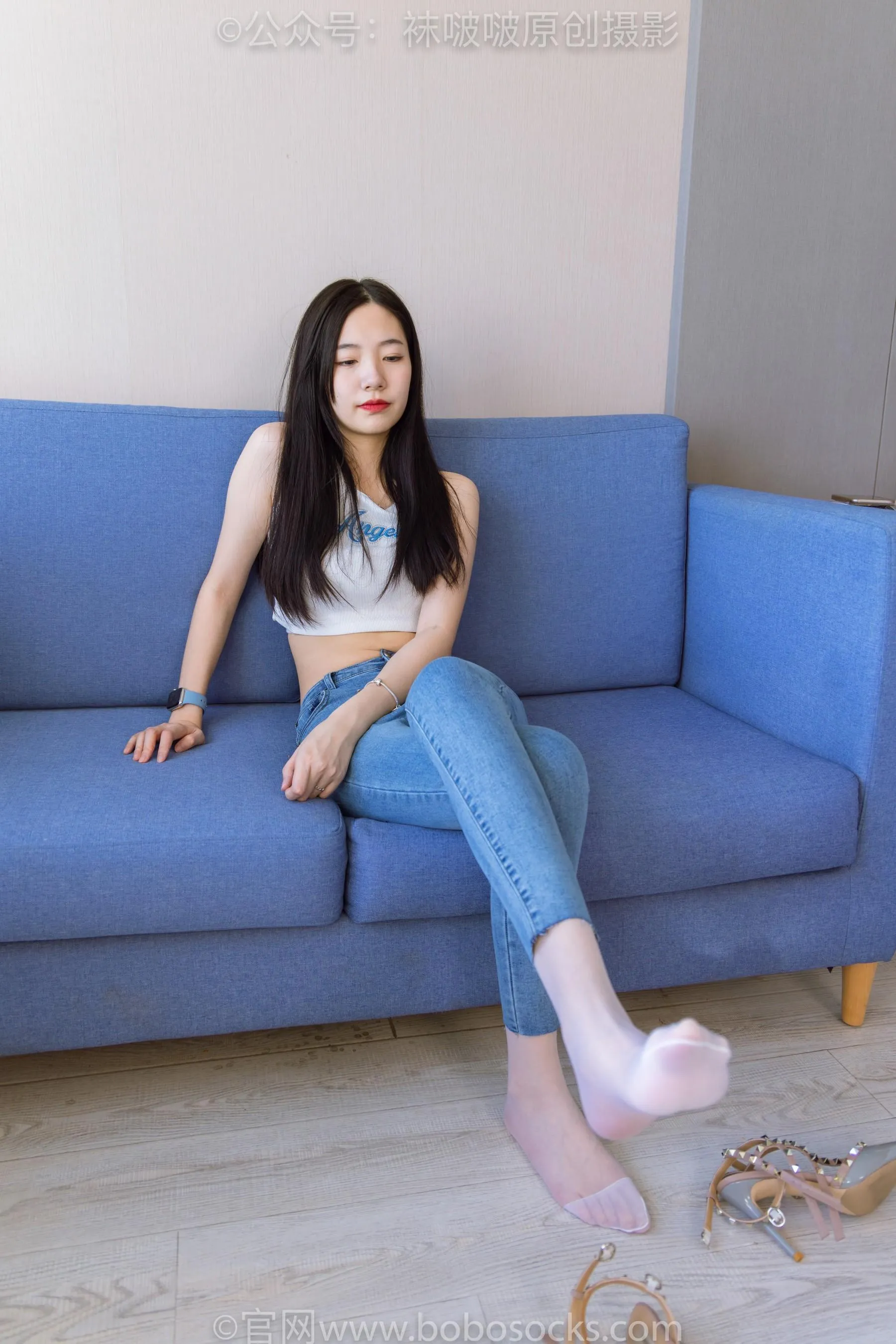 [BoBoSocks袜啵啵]NO.201 小甜豆-高跟鞋、白丝 [87P]插图5